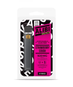 Alternative view of Strawberry Cough Vape Pen - Delta 8 THC - Disposable - Alibi - 920mg