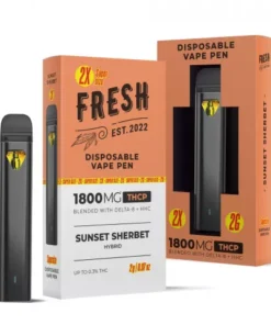 Sunset Sherbet Vape Pen - THCP - Disposable - Fresh - 1800mg