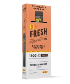 Alternative view of Sunset Sherbet Vape Pen - THCP - Disposable - Fresh - 1800mg
