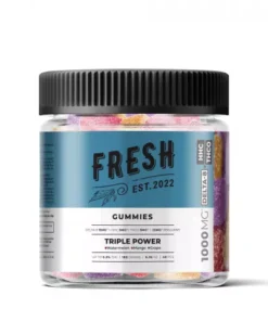Alternative view of Triple Power Gummies - Delta 8 - Fresh - 1000mg