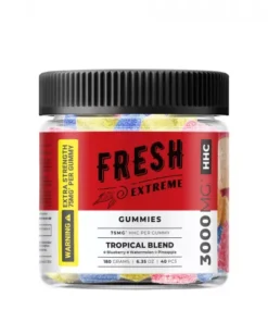 Alternative view of Tropical Blend Gummies - HHC - Fresh Extreme - 3000MG