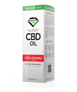 Alternative view of Unflavored Diamond CBD Oil - 1500mg