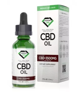 Alternative view of Unflavored Diamond CBD Oil - 3500mg