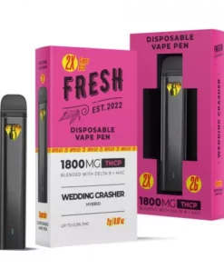 Wedding Crasher Vape Pen - THCP - Disposable - Fresh - 1800mg