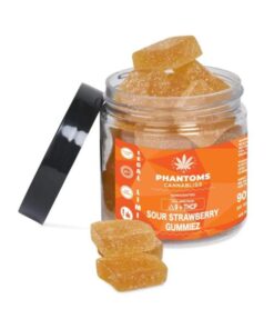 PHANTOMS CANNABLISS – DELTA 9 + THCP – SOUR STRAWBERRY (20 PCS.) 900 MG