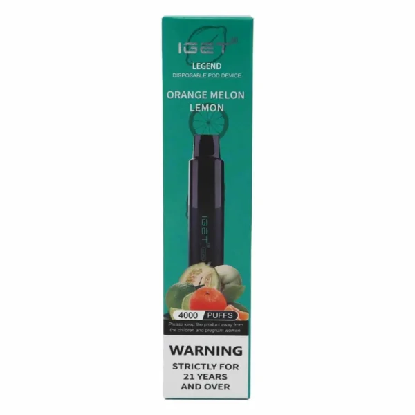 IGET Legend 4000 Puffs Orange Melon Lemon